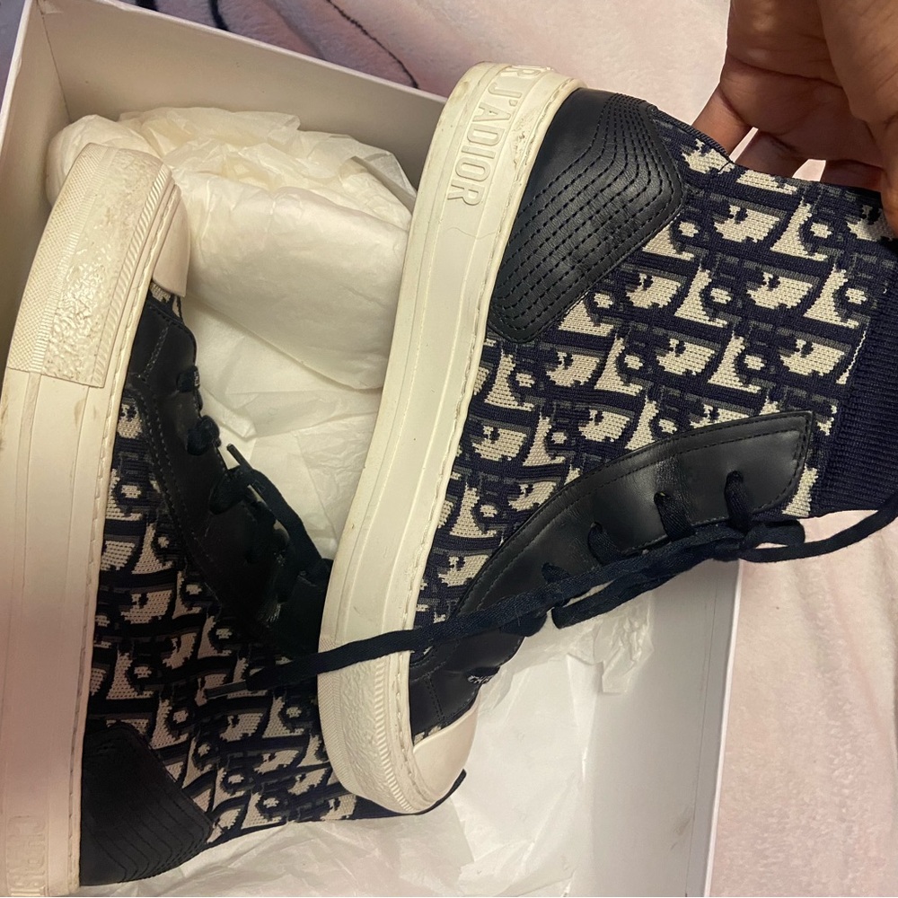 Dior Monochrome Canvas Sneakers